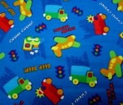 SheetWorld Fitted Pack N Play (Graco Square Playard) Sheet - Kiddie Transport - Made In USA