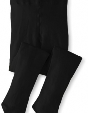 Jefferies Socks Girls 2-6x Pima Cotton Tights, Black, 2-4 Years