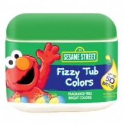 Sesame Street Fizzy Tub Colors 50 Count