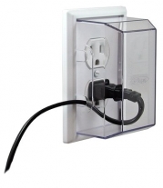 LectraLock - Baby Safety Electrical Outlet Cover - Duplex Style (single screw type) - Standard Cover