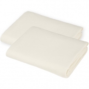 American Baby Company 2 Pack 100% Cotton Value Jersey Knit Cradle Sheet- Ecru