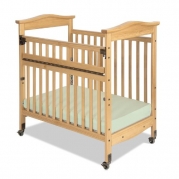 Child Craft Kingswood Professional Child Care SafeAccess Compact Crib, Natural