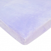 American Baby Company Heavenly Soft Chenille Fitted Bassinet Sheet, Lavender