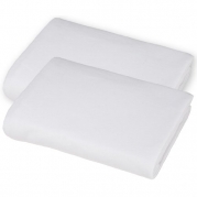 American Baby Company 2 Pack 100% Cotton Value Jersey Knit Bassinet Sheet- White