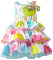 Mud Pie Baby-Girls Newborn I'm 1 Birthday Dress, Multi, 12-18 Months