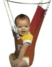 Merry Muscles Ergonomic Jumper Exerciser Baby Bouncer - Red