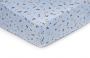 Carter's Easy Fit Printed Crib Fitted Sheet, Puppy
