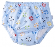 i play. Baby-Boys Infant Ultimate Swim Diaper, Light Blue Lifesaver, 3T