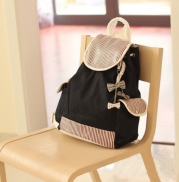 Girl's Leisure Canvas Backpack for Student