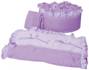 Baby Doll Bedding Regal Cradle Bedding Set, Lavender