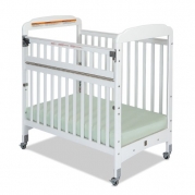 Child Craft Bella Professional Child Care SafeAccess Compact Crib, White