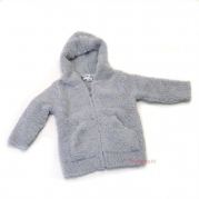 Barefoot Dreams Bamboo-Rayon Chic Infant Hoodie - Blue-L(18-24M)