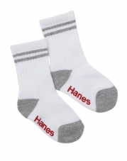 Hanes Boys' Infant/Toddler Crew EZ Sort® Socks 6-Pk