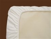 Naturepedic SK40w Organic Cotton Fitted Sheets - Stokke Sleepi Fitted White Sheet SK40W
