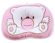 niceeshop(TM) Pink Bear Soft Cotton Baby Infant Toddler Sleeping Flat Head Support Pillow Positioner