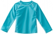 i play. Unisex-baby Infant Long Sleeve Rashguard Shirt, Aqua, Medium/6-12 Months