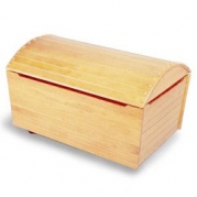 Solid Wood Toy Box - Color: Natural