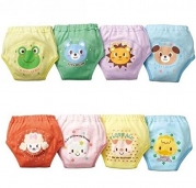 4 X Baby Toddler Girls Cute 4 Layers Waterproof Potty Training Pants reusable (90)