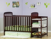 Dream On Me 2 in 1 Full Size Crib and Changing Table Combo