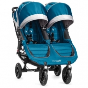Baby Jogger City Mini GT Double Stroller, Teal/Gray