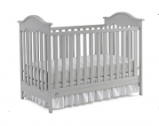 Fisher-Price Charlotte 3-in-1 Convertible Crib, Misty Grey