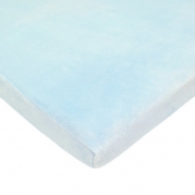 American Baby Company Heavenly Soft Chenille Cradle Sheet, Blue