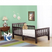 Orbelle The Orbelle Extra Thick Toddler Bed in Espresso