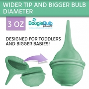 ★ 3 OZ SIZE ★ BoogieBulb®-The First True Cleanable & Reusable Baby Nasal Aspirator Syringe - Hospital Medical Grade Nose Suction - Perfect for Baby Congestion - No More Wasting Countless Bulbs! - The Ultimate Baby Booger Sucker - BPA FREE -Perfect Ba