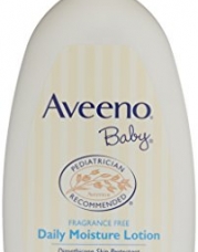 Aveeno Baby Daily Moisture Lotion, Fragrance Free, 18  Ounce