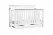 DaVinci Piedmont 4-in-1 Convertible Crib with Toddler Rail, White