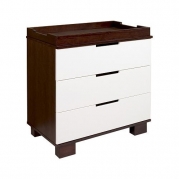 Babyletto Modo 3Drawer Changing Table Espresso/ White