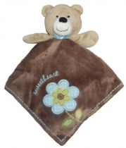Carter's Snuggle Buddy Rattle Security Blanket Sweetheart Teddy Bear