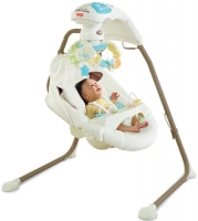 Fisher-Price Cradle 'n Swing with AC Adapter, My Little Lamb