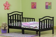 Dream On Me Elora Toddler Bed, Black