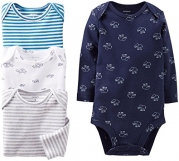 Carter's Baby Boys' 4 Pack Bodysuits (Baby) - Navy - 24 Months