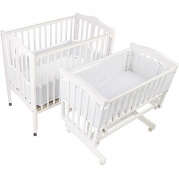 Breathablebaby - Breathable Crib Liner For Portable & Cradle Cribs, White