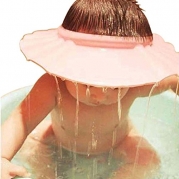 Susen Safe Shampoo Shower Bathing Protect Soft Cap Hat for Baby Children Kids (Pink)