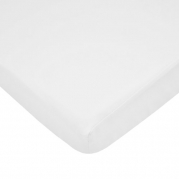 American Baby Company 100% Cotton Percale Fitted Cradle Sheet, White