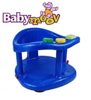 Babymoov Fun Bath Ring Seat DARK Blue Color Tub Bathtub NewBorn New Born Children Kid Infant Safety Chair
