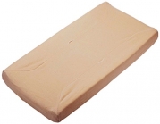 TL Care Organic Cotton Velour Fitted Contoured Changing Pad Cover, Mocha