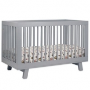 Babyletto Hudson 3-in-1 Convertible Crib in Grey