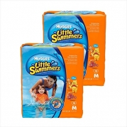 Huggies Little Swimmers Disposable swim Pants, Medium, 18 Count (Pack of 4)