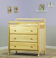 Dream On Me Liberty Collection 3 Drawer Changing Table, Natural