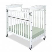Child Craft Kingswood Professional Child Care SafeAccess Compact Crib, White