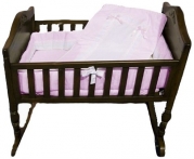 Baby Doll Royal Cradle Bedding Set, Pink