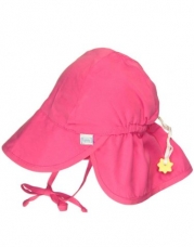 i play. Solid Flap Sun Protection Hat, Hot Pink, Toddler (2 4 Years)