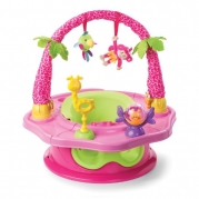 Summer Infant 3-Stage SuperSeat Deluxe Giggles Island: Positioner, Activity Seat, and Booster, Girl