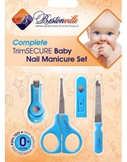 #1 Best Baby Nail Clippers Set with Scissors, File & Safe Grooming Tips. Complete Solution Fits Any Nails & Child Age including Infant and Newborn. High Quality Nursery Care Kit. Great as Bath or Shower Gift. 365 Days Money Back Guarantee.