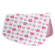 [19*27 Inch] Lovely Waterproof Breathable Baby Urine Pad-Pink Elephants