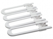 Cabinet Lock for Child Safety. Unbreakable Durable Plastic Locks. Baby Proofing by Sure Basics. 4 Pack